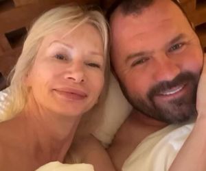 Ewa Gawryluk z mężem Piotrem Domanieckim