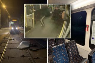 Bandycki atak na tramwajową szóstkę! Nastolatkowie demolowali szyby