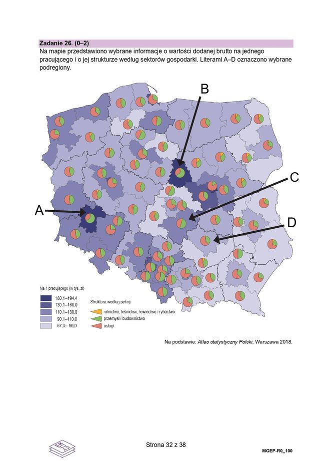 Matura próbna 2024 geografia