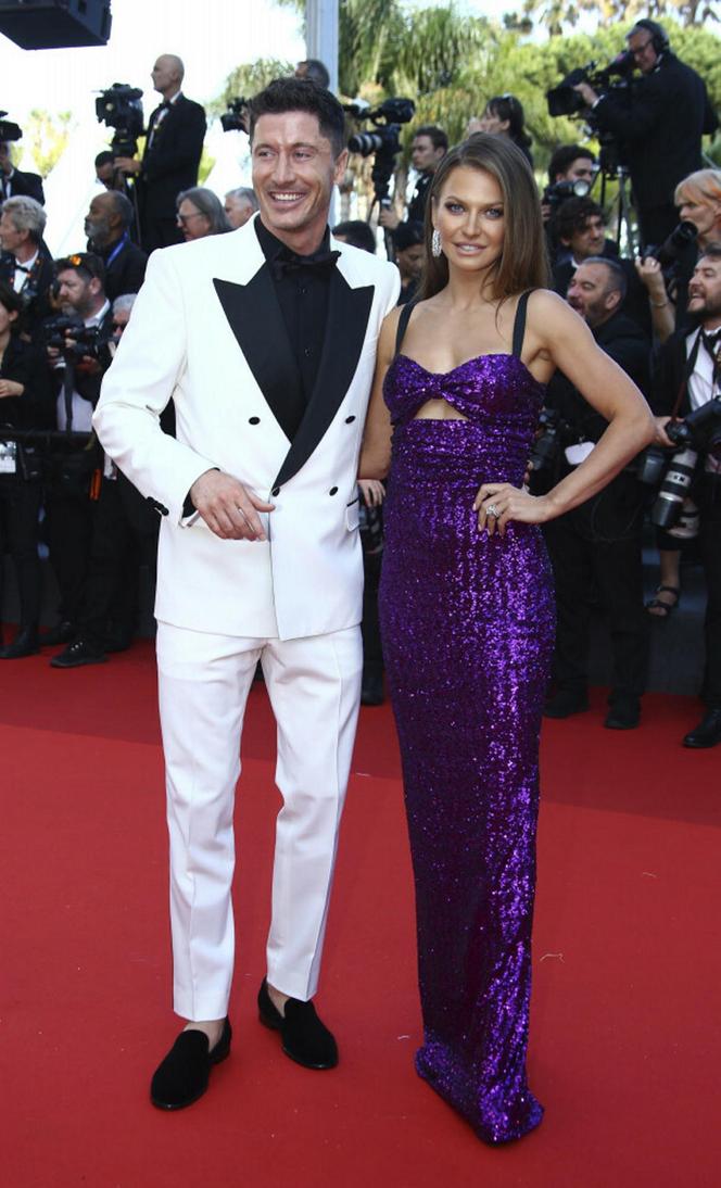  Lewandowscy brylują w Cannes. Ania w sukni za kilkanaście tysięcy