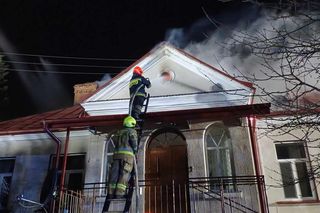Pożar plebanii w Jaworniku Polskim