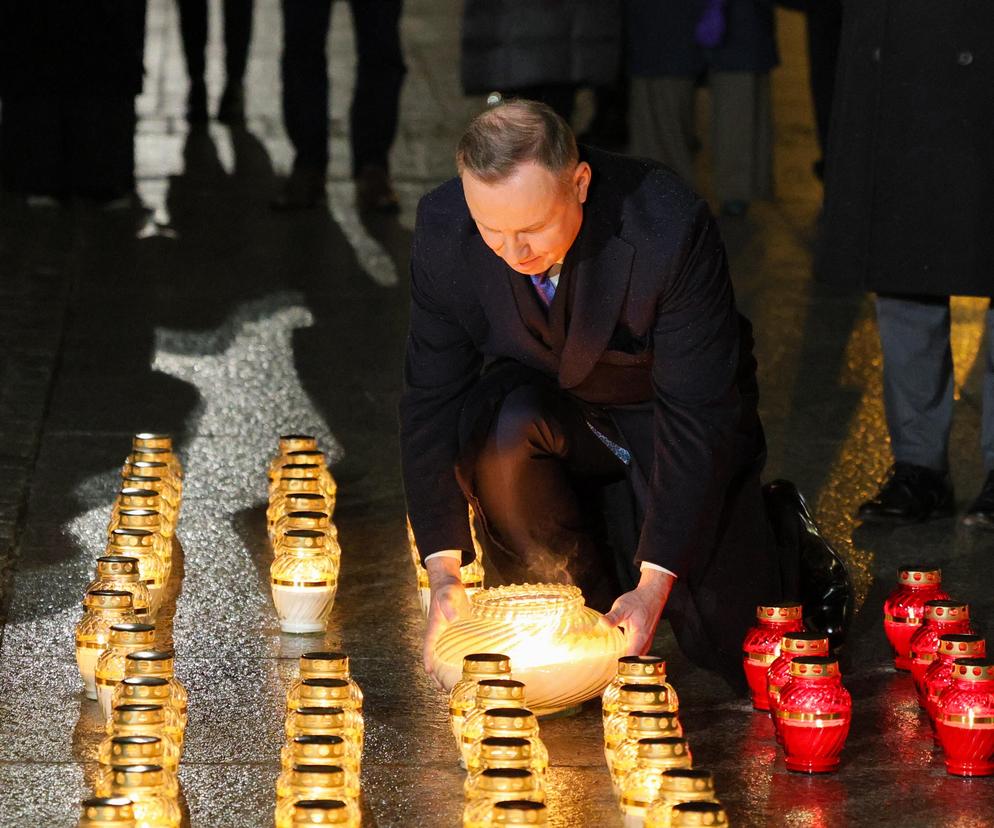Prezydent oddał hołd ofiarom stanu wojennego. Wspominał górników i Popiełuszkę