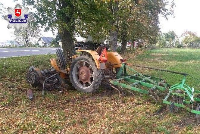 Ciężarówka uderzyła w ciągnik. Tragiczny wypadek na Lubelszczyźnie