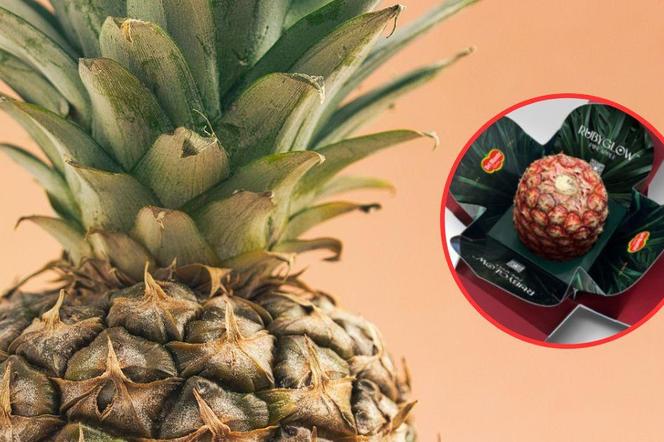 Luksusowy różowy ananas