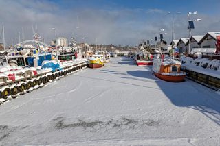 Kołobrzeg zimą