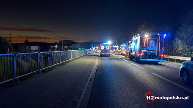 Mucharz. Wypadek śmiertelny na drodze krajowej nr 28. Nie żyją trzy osoby