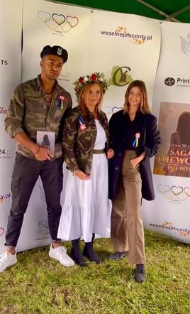 Monika Mielnicka (Lilka w M jak miłość), Adrian Nkwamu (Mister Polski)