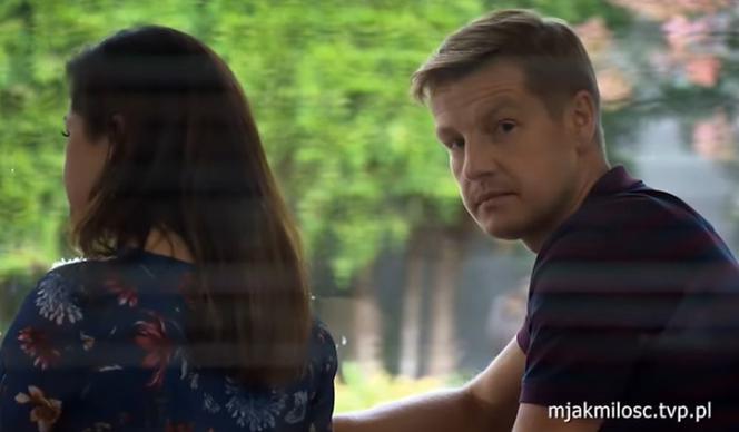 M jak miłość, odcinek 1417. Paweł (Rafal Mroczek), Kinga (Katarzyna Cichopek)