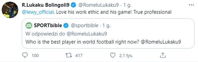 Lukaku o Lewandowskim