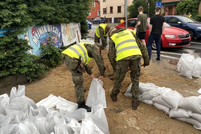 Terytorialsi powódź Szczecin