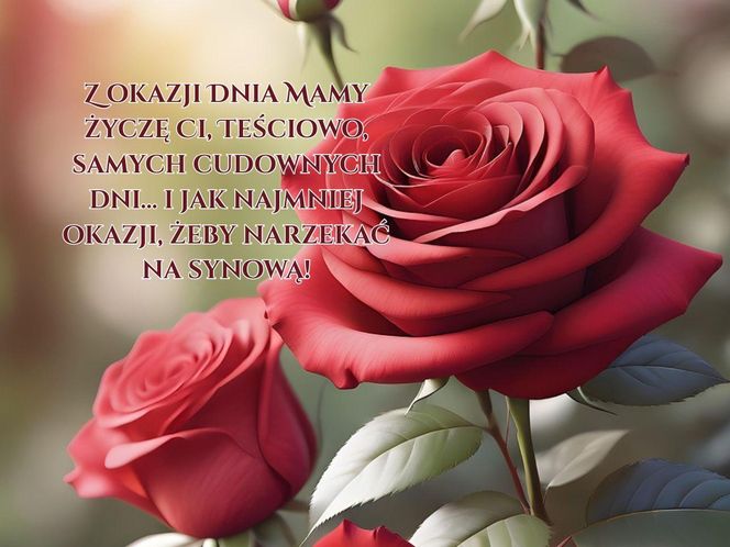Życzenia dla teściowej na Dzień Mamy