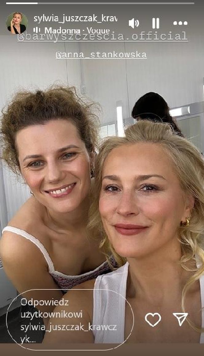 Barwy szczęścia na planie. Anna Stankowska (charakteryzatorka), Sylwia Juszczak-Krawczyk 