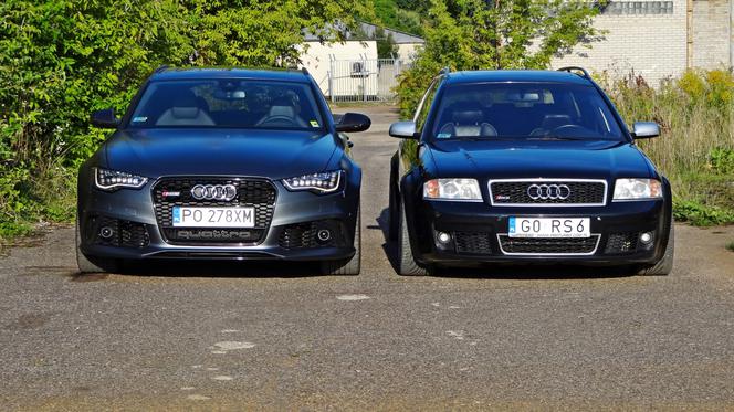 Audi RS6 Avant C7 (2014 r.) vs. Audi RS6 Avant C5 (2003 r.)