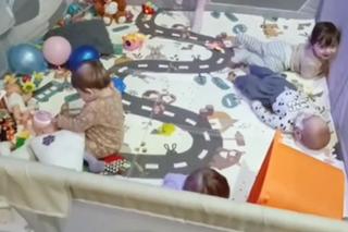 Wyprowadzka rodziny pięcioraczków z Horyńca