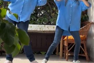 M jak miłość. Basia Rogowska (Karina Woźniak), Marysia (Małgorzata Pieńkowska) tańczą na planie na TikToku