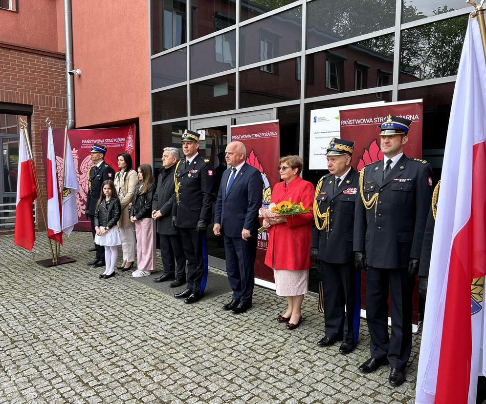 Uroczyste powitanie nadbrygadiera Patryka Maruszaka w Gorzowie