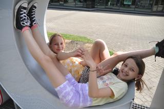 Serce i scyzoryk obok Kieleckiego Centrum Kultury