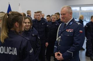 Nowi policjanci w KMP w Białymstoku. Uroczyste ślubowanie