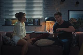 M jak miłość, odcinek 1837. Kama (Michalina Sosna), Marcin (Mikołaj Roznerski)