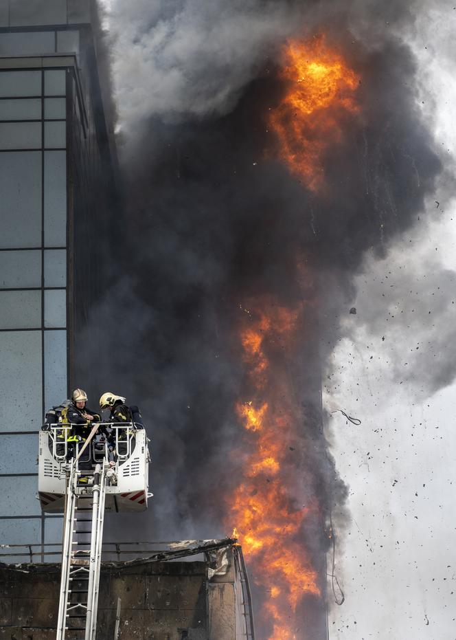 Płonie centrum biznesowe w Moskwie. Są ranni!