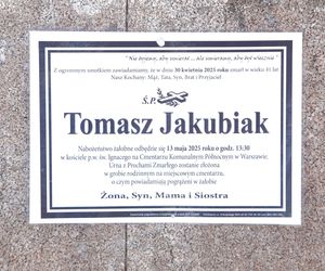Tomasz Jakubiak, pogrzeb