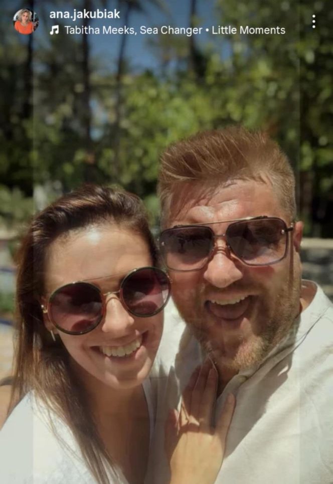 Tomasz Jakubiak z żoną