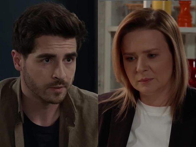 Pierwsza miłość odc. 4024. Kacper (Damian Kulec), Marysia (Aneta Zając) 