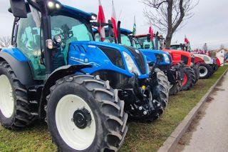 Rolnicy wyszli na ulice. Rozpoczął się protest w woj. łódzkim. „Opłacalność jest na krytycznym poziomie”