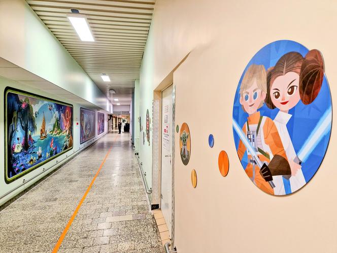 Murale w Centrum Zdrowia Dziecka