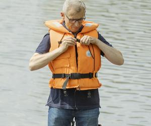 Senator Krzysztof Kwiatkowski relaksuje się na łonie natury