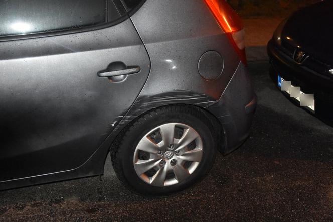 Pijany kierowca uszkodził kilka samochodów w Zielonej Górze