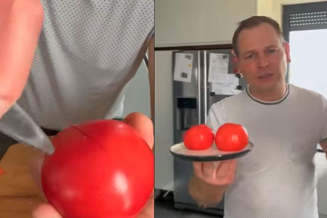 Jak szybko obrać pomidory? Słynny kucharz zdradza sprytny patent