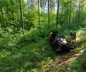 Śmiertelny wypadek. Ciało kierowcy znalezione obok auta