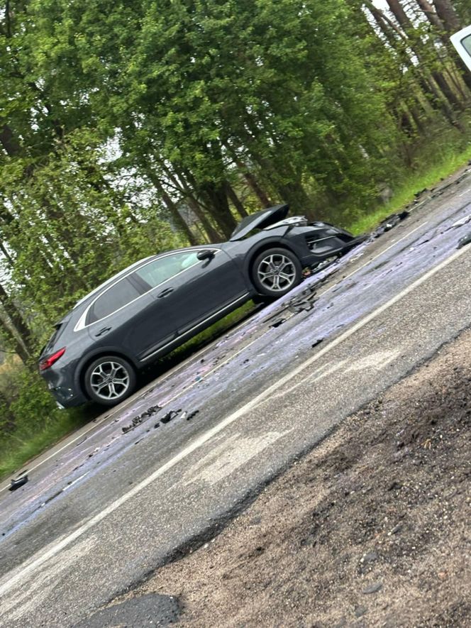 Wypadek na DK nr 80 pomiędzy Bydgoszczą a Toruniem