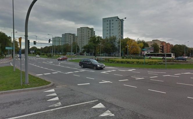 Skrzyżowanie ul. Ciołkowskiego z ul. Mickiewicza