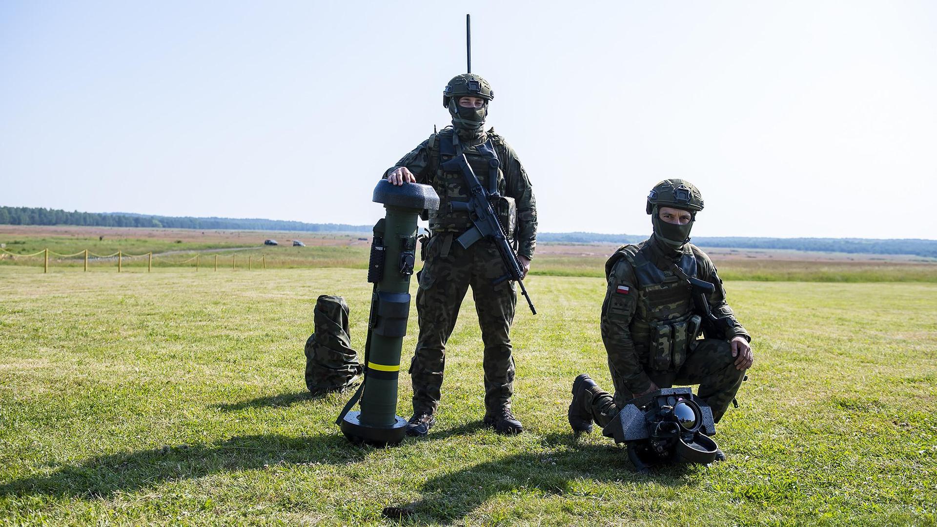 Żołnierze WOT z ppk Javelin