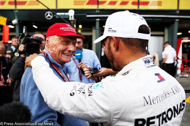 Niki Lauda, Lewis Hamilton