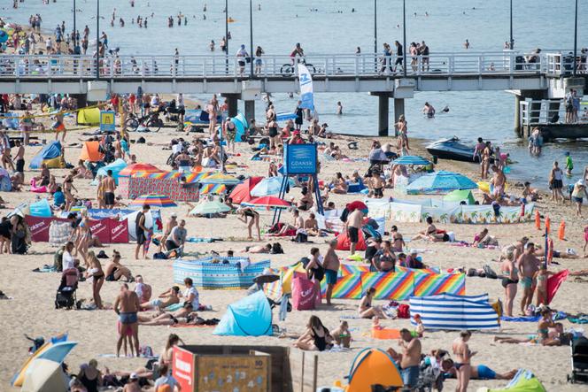 Plaża w Gdańsku Brzeźnie