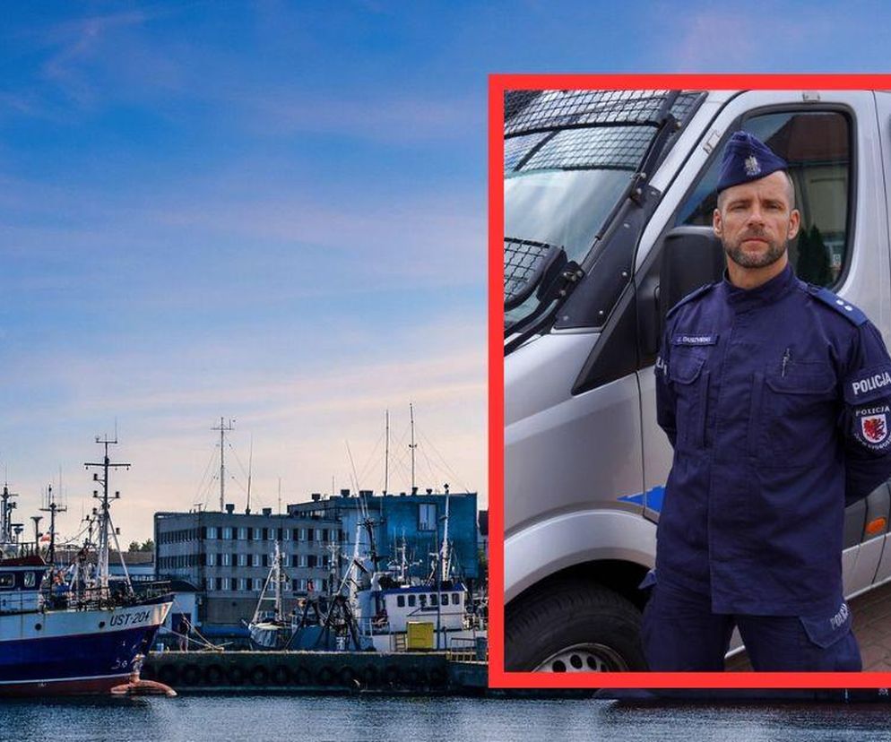 Nie wahał się ani chwili. Policjant na urlopie we Władysławowie uratował życie mężczyzny