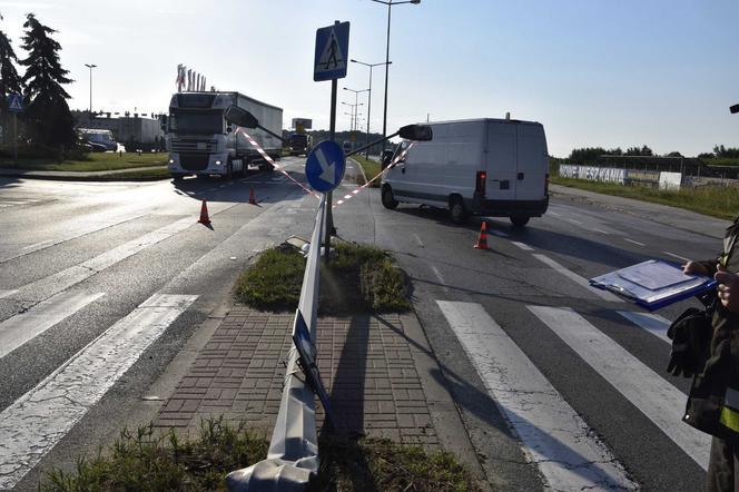 Kierowca ciężarówki zgubił naczepę w Tarnowie