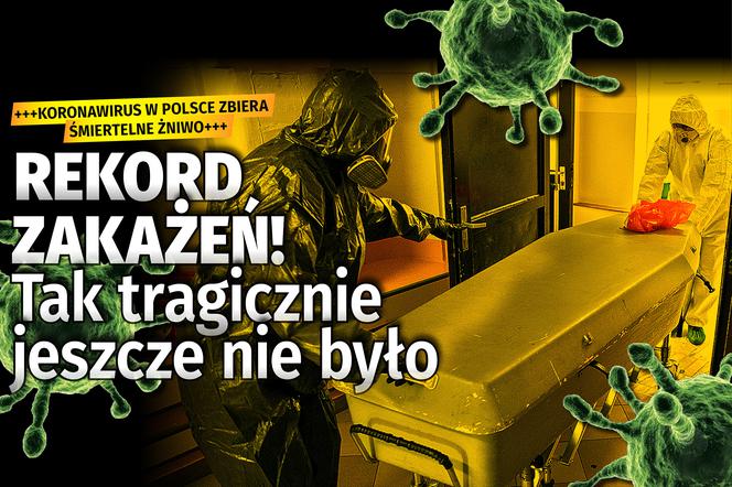 Koronawirus w Polsce: ABSOLUTNY REKORD zakażeń! Prawie 100 ofiar