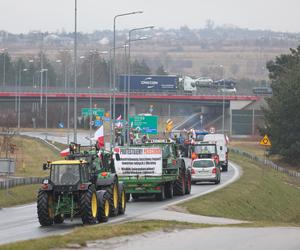 Protest rolników w Pyrzowicach