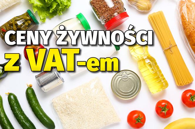 Ceny żywności z VAT-em