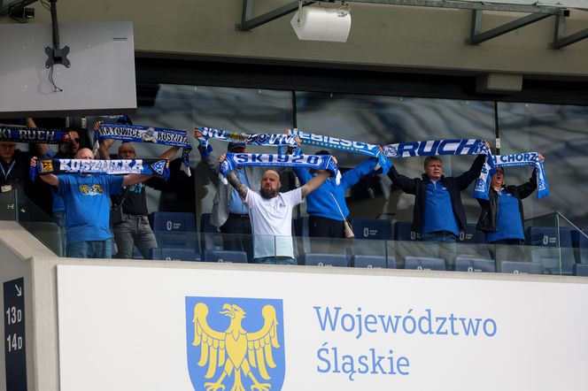 Kibice na meczu Ruch Chorzów - ŁKS
