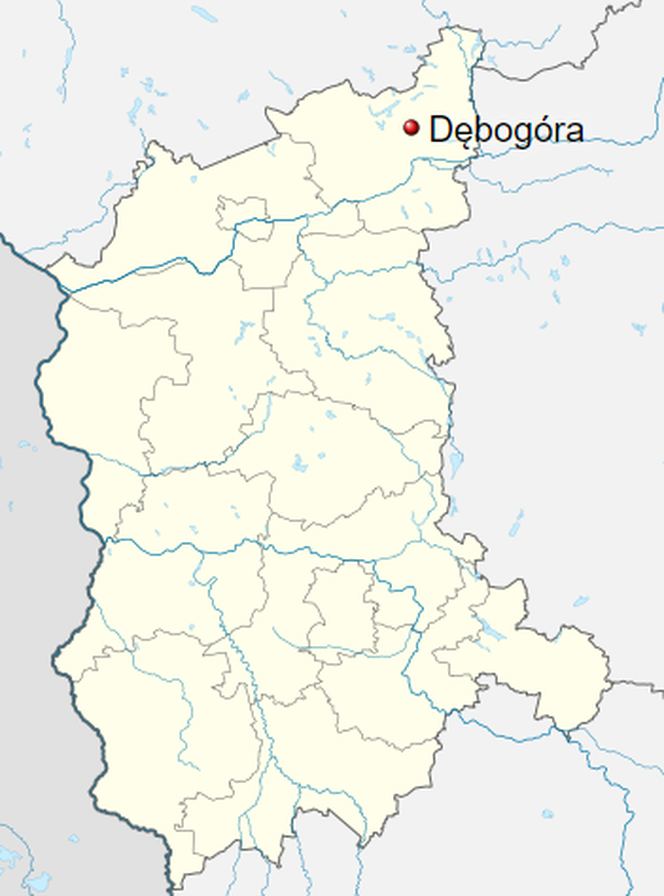 5. Wieś Dębogóra, gmina Dobiegniew, powiat strzelecko-drezdenecki, liczba mieszkańców: 10