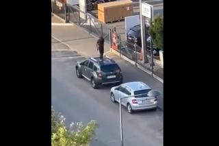 Zachowanie mężczyzny zostało nagrane przez mieszkańców osiedla 