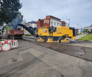 Trwa remont na Plażowej w Siedlcach