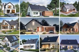 Projekty domów z poddaszem użytkowym i garażem - wybraliśmy najładniejsze