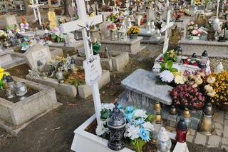 Grób dziecka znalezionego w sortowni śmieci w Zabrzu