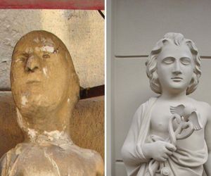 Sensacyjne odkrycie podczas renowacji we Wrocławiu. Zamiast kowala – rzymski bóg